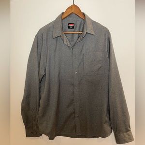 Karbon long sleeved shirt, Medium, grey.